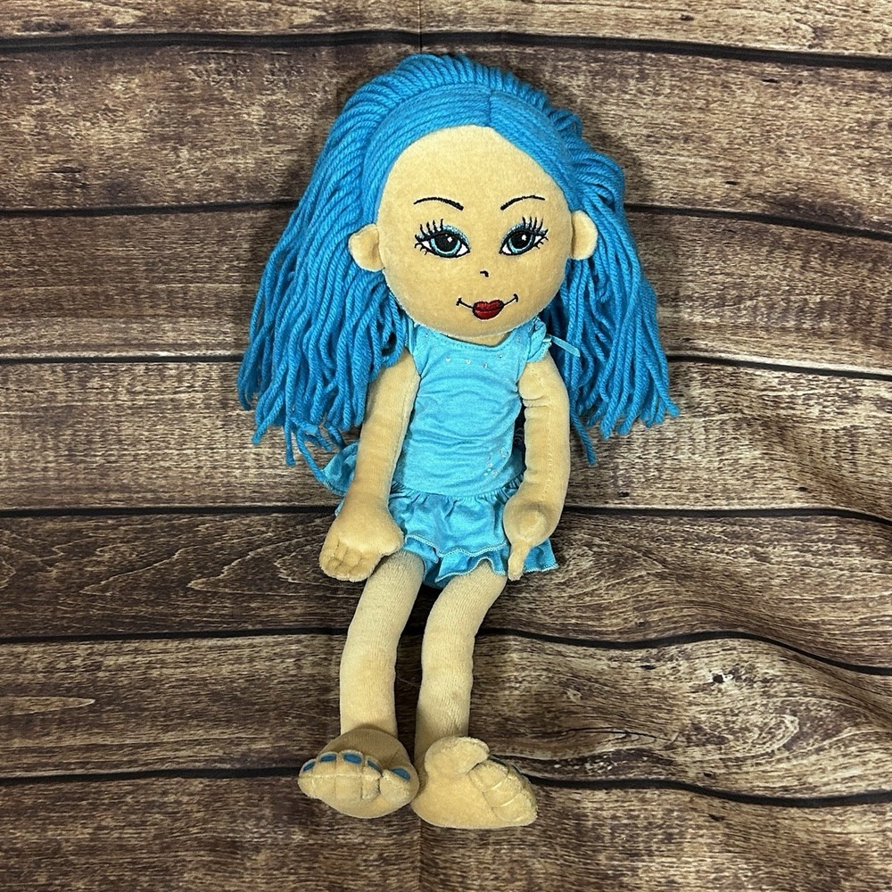 Build‎ A Bear Friends 2b Made Poseable 16" Doll with Clothes Blue